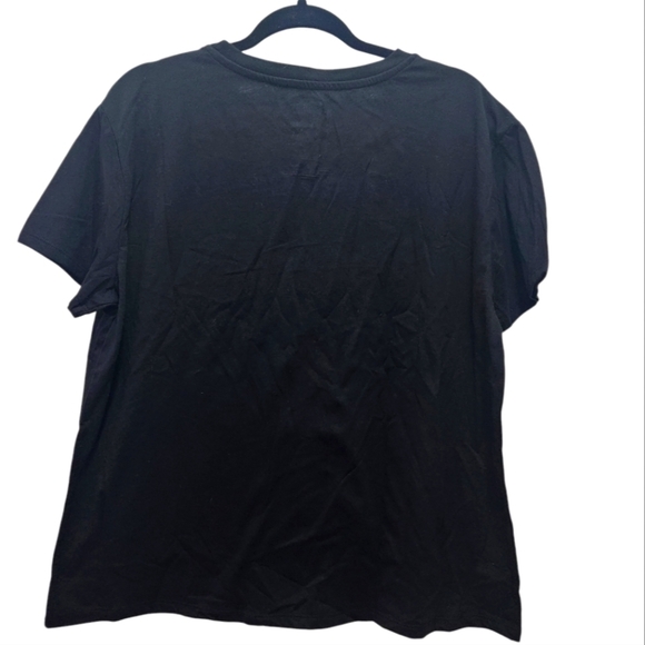 NWT Dog Mom Black Boxy T-shirt Size XXL Paw Print Love Dogs - Picture 4 of 4